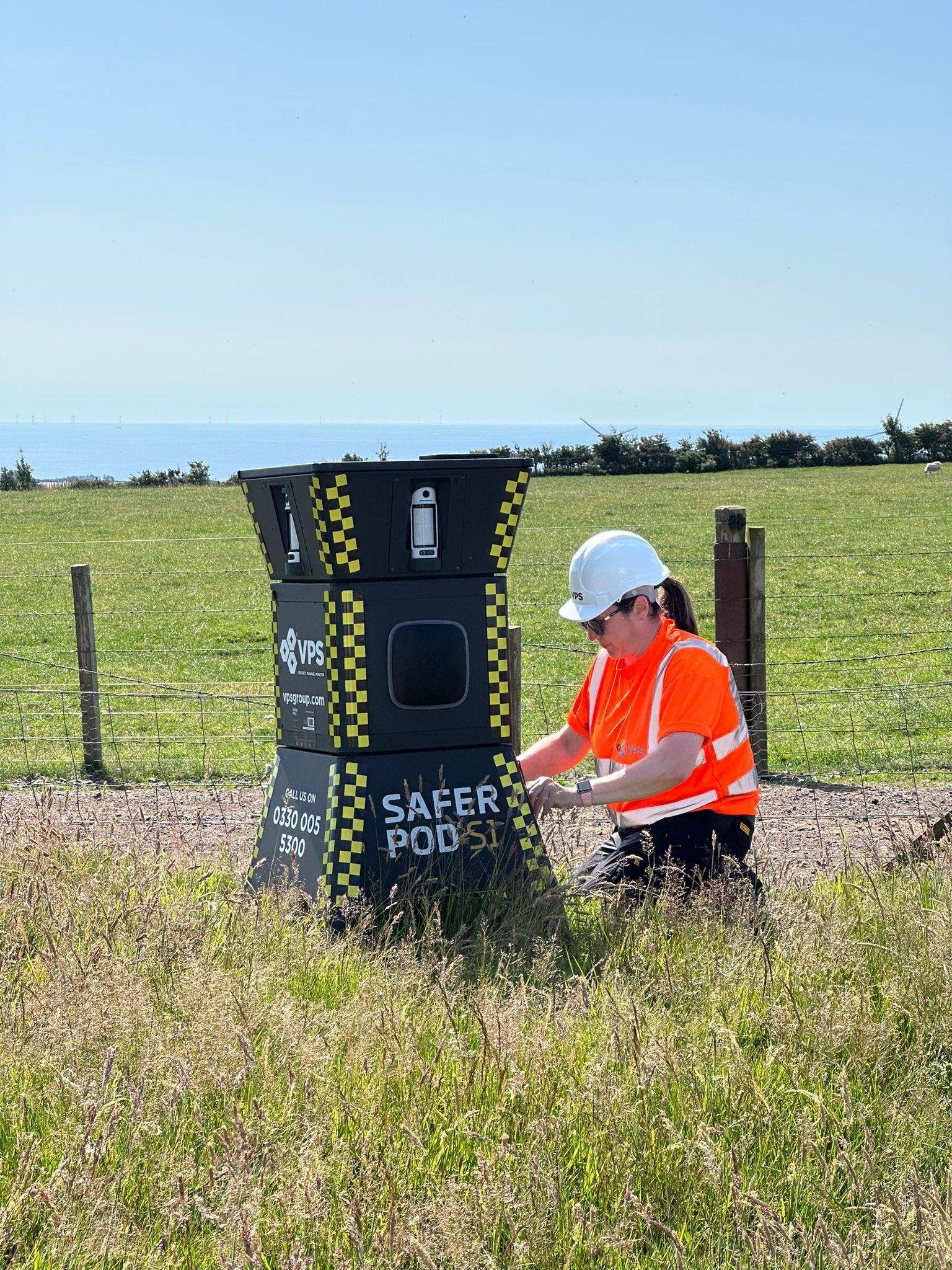 A VPS worker works on an S1 POD